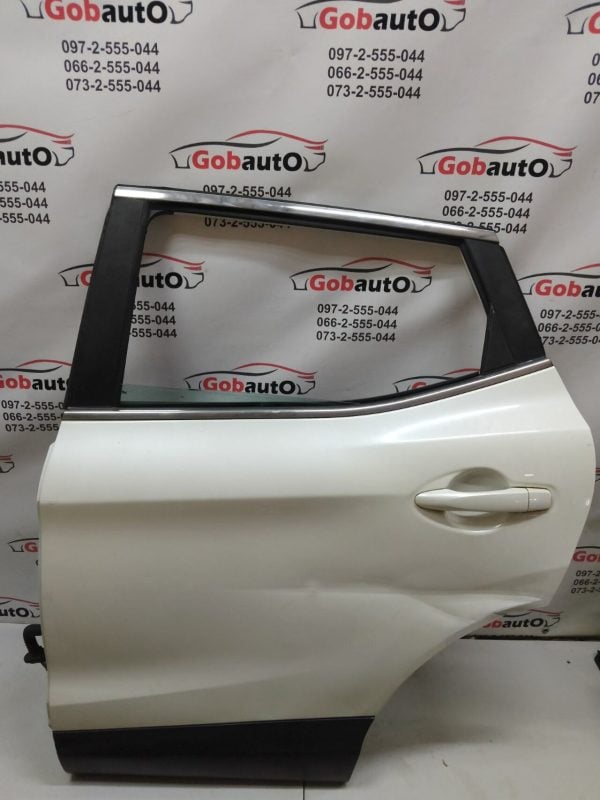 Б/У Двері задні ліва гола колір (QAB білий) NISSAN QASHQAI J11 М114 H21534EAMA