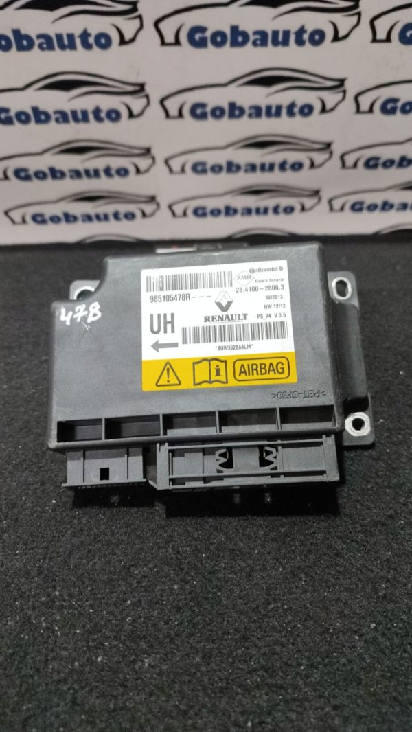 Б/У Блок управління подушки безпеки AIRBAG рестайл RENAULT MEGANE III Scenic III  Grand III 985105478r