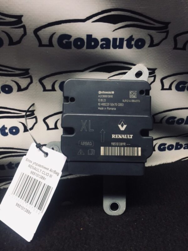 Б/У Блок управління AirBag RENAULT CLIO III 985101389r