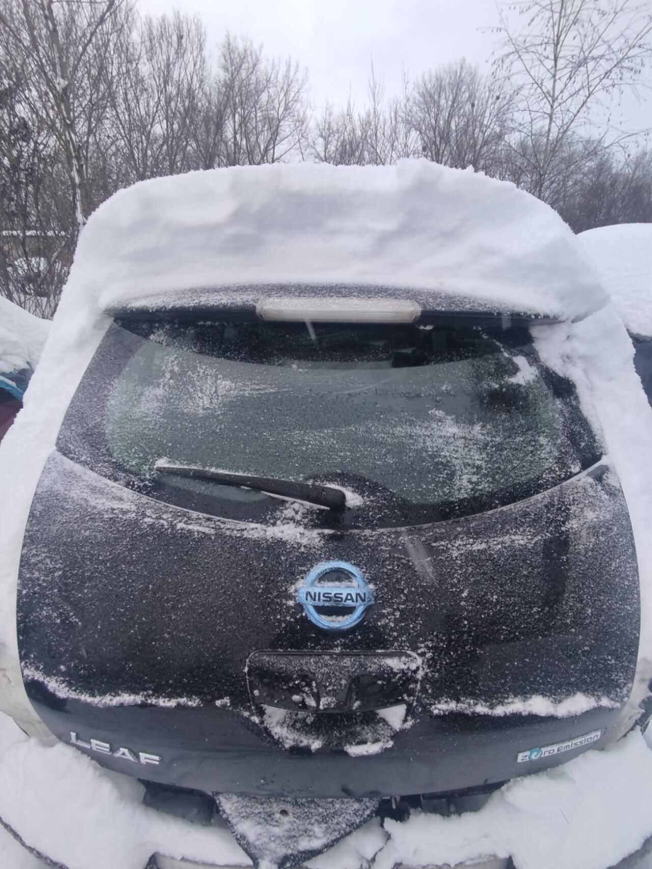 Б/У Кришка багажника зад ляда Чорна NISSAN LEAF 901003NF0A