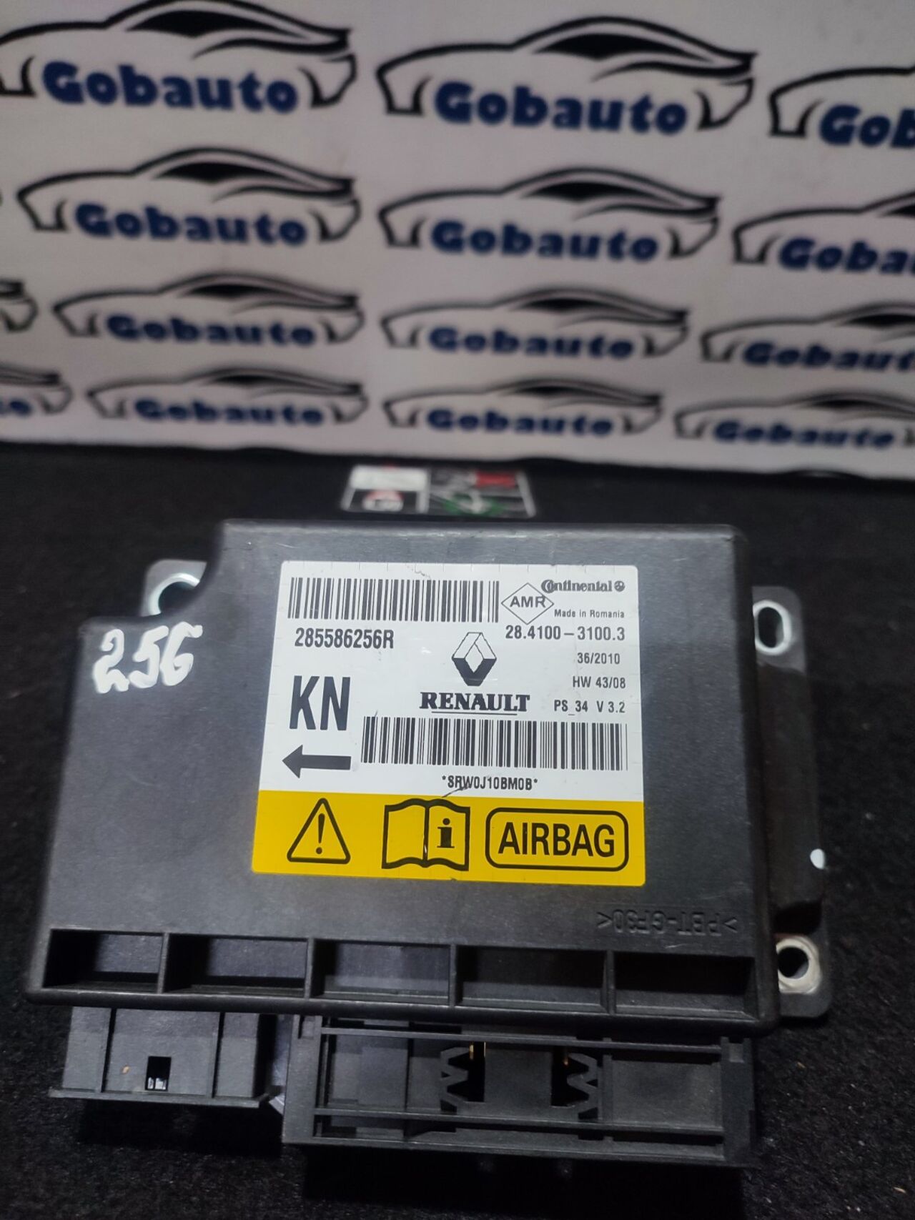 Б/У Блок управління подушки безпеки AIRBAG RENAULT SCENIC III MEGANE III GRAND III 286586256r