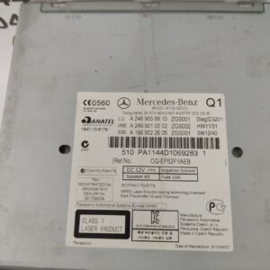 Б/У Магнітофон  MERCEDES A180 A246 900 69 10